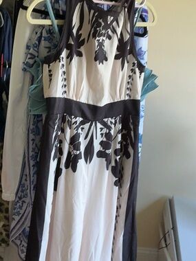 Cream And Black Jumpsuit